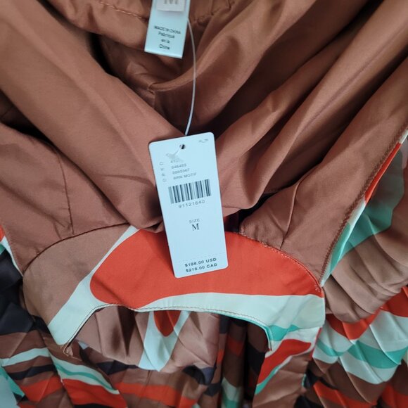 NEW ANTHROPOLOGIE Hutch Halter Pleated Swing Mini Dress Size M - Picture 7 of 8